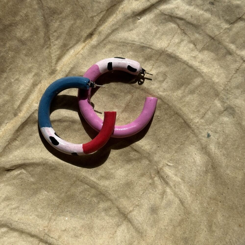 Two-Toned Hoops Small