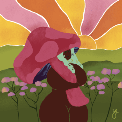 Tuesday Mushroom Print *Signed